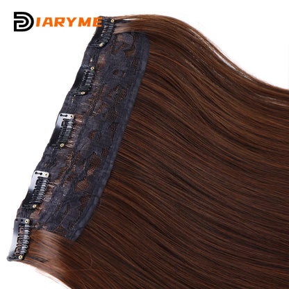 Synthetic 100cm Hair Extensions For Women Extra Long One Piece Clip-in Hair Extensions Hair Accessories Natural Fake Hairpieces