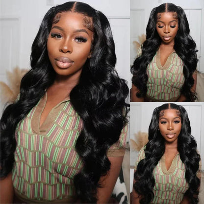 Highlight Glueless Wig Human Hair Body Wave Wigs Colored Hd Lace Front Wig 6X4 7x4 Glueless Wig Human Hair Ready To Wear And Go