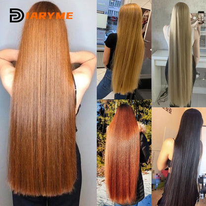 Synthetic 100cm Hair Extensions For Women Extra Long One Piece Clip-in Hair Extensions Hair Accessories Natural Fake Hairpieces