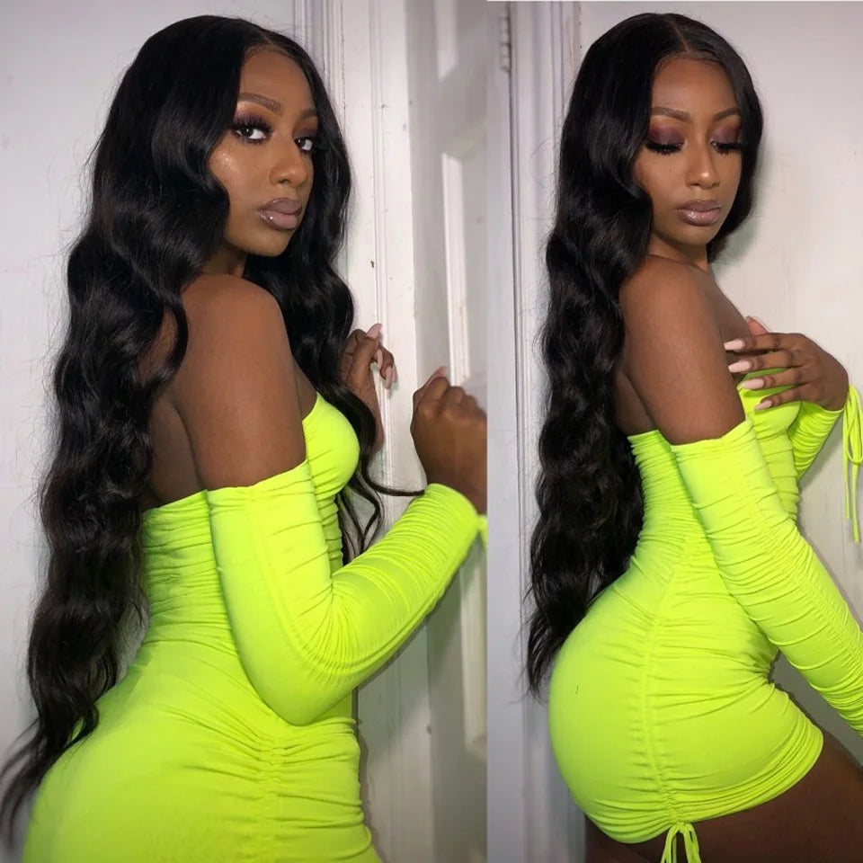 Highlight Glueless Wig Human Hair Body Wave Wigs Colored Hd Lace Front Wig 6X4 7x4 Glueless Wig Human Hair Ready To Wear And Go