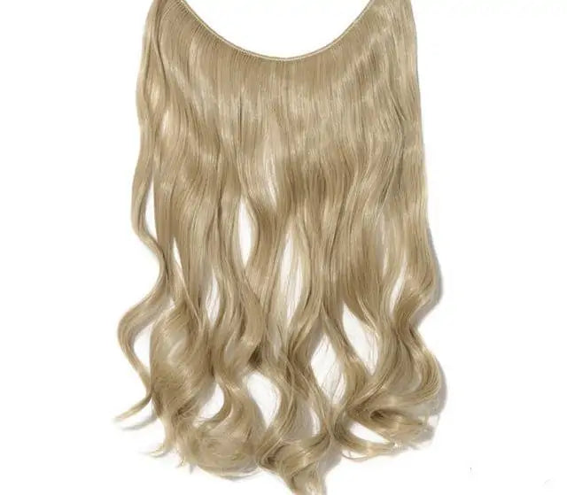 Invisible No Clips Hair Extensions-MEDIUM BROWN ROUNDED